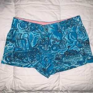 Rare Lilly Pulitzer Dark and Stormy Shorts